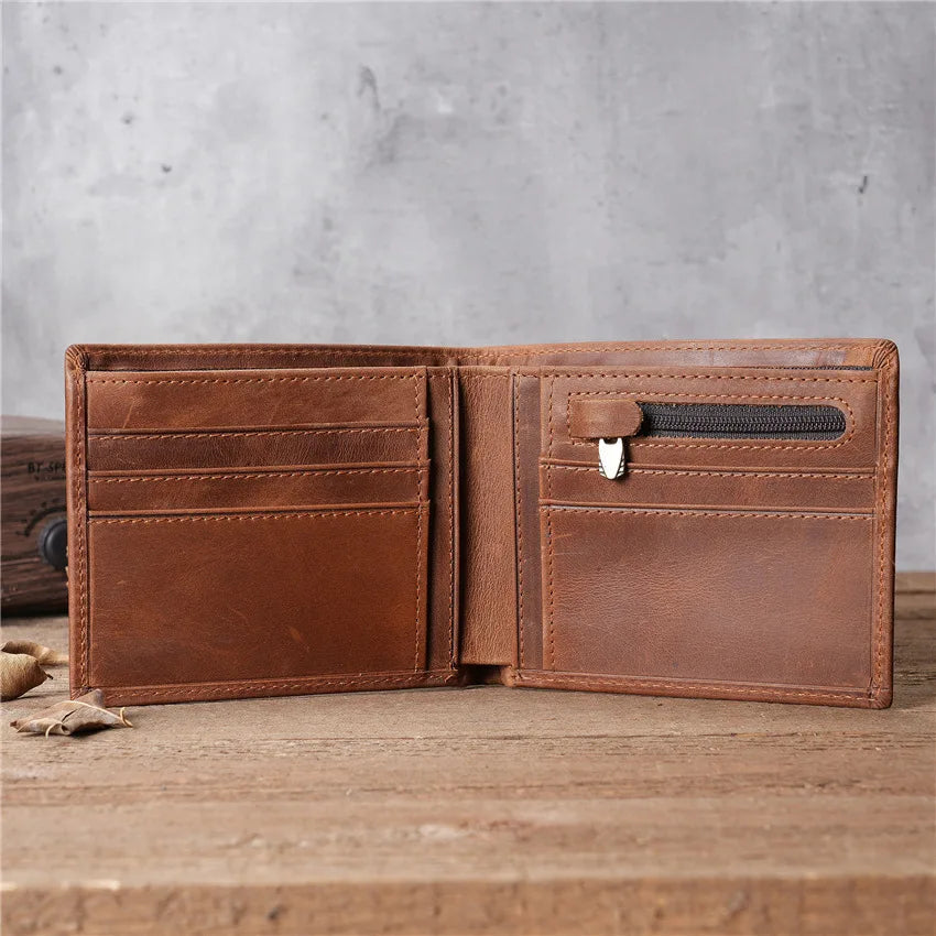 Cherry Minimalistisches Leder Portemonnaie